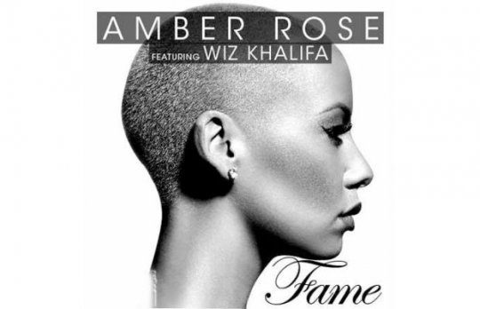 amber rose fame with wiz Khalifa single