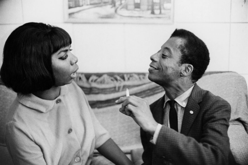 James Baldwin with Nina Simone, early 1960s