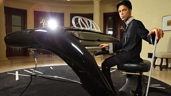 Prince's Schimmel Pegasus Grand Piano at Paisley Park