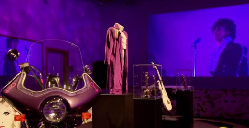 Themed Prince Room at Paisley Park featuring Purple Rain.