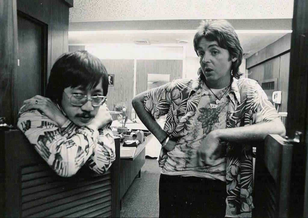 Ben Fong-Torres and Paul McCartney