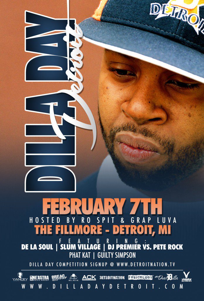 #GetInvolved Celebrate 'Dilla Day Detroit" On Friday February 7th, 2014 in Detroit, Michigan @OfficialJDilla1