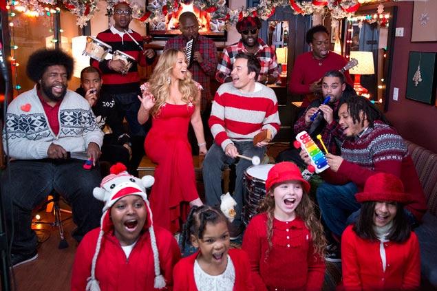 Jimmy Fallon, MariahJimmy Fallon, Mariah Carey & The Roots: "All I Want For Christmas" Performed with Childhood Instruments @questlove @jimmyfallon Carey & The Roots: "All I Want For Christmas" Performed with Childhood Instruments